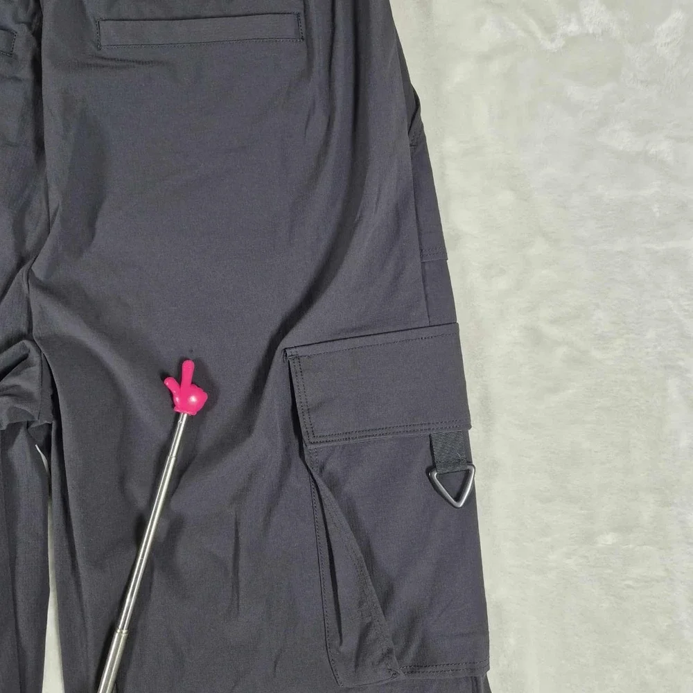 Fabletics The Heights Cargo Pant Women's Medium Black Drawstring Relaxed‎ NWT - Picture 9 of 10